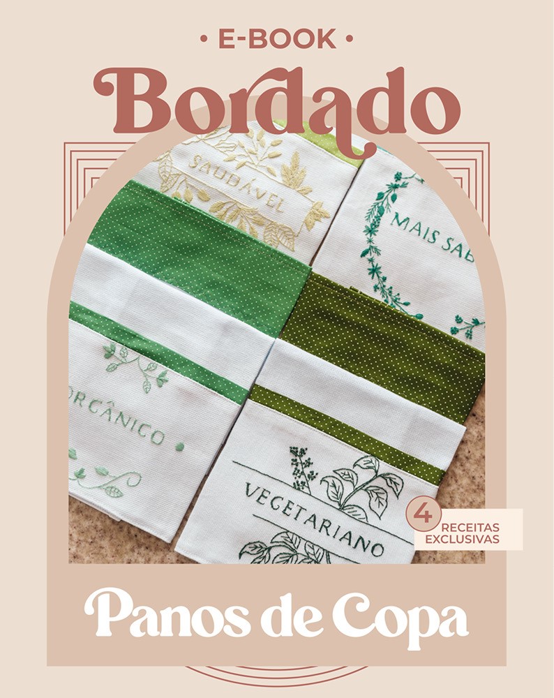 E-book Bordado - Panos de Copa
